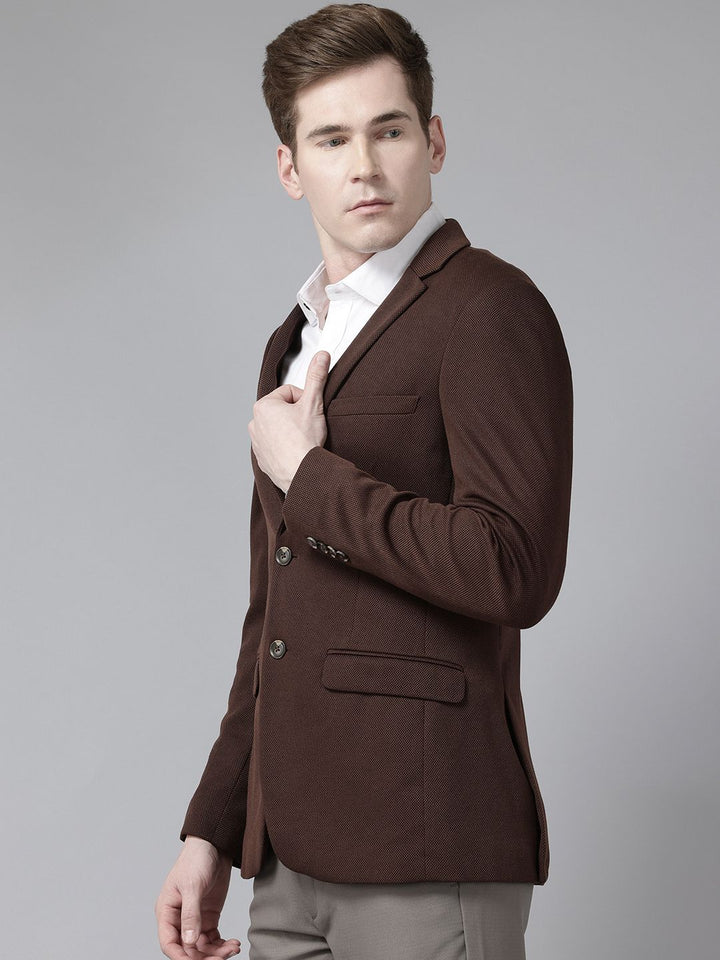 Park Avenue Slim Fit Single-Breasted Semiformal Blazer