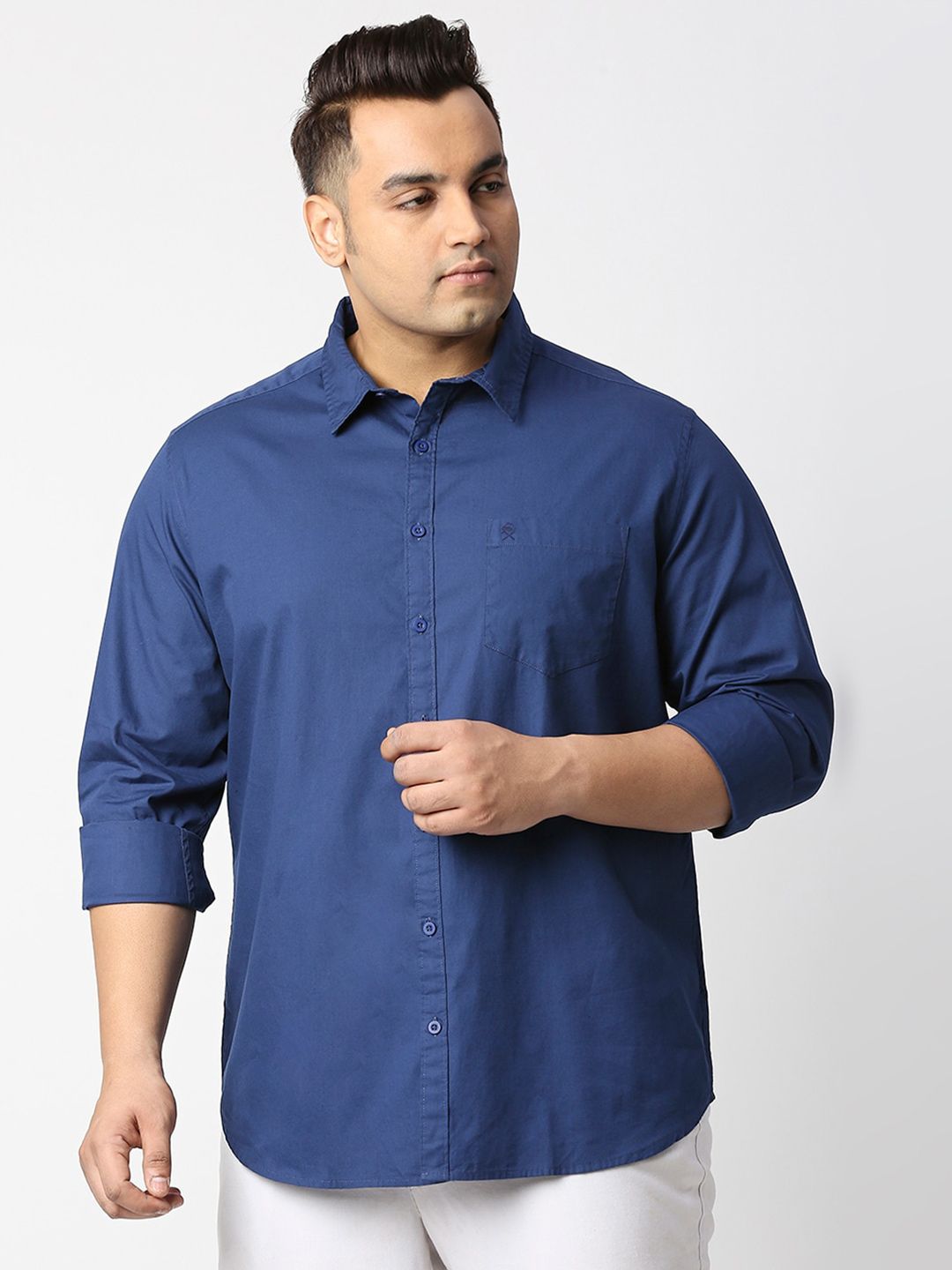 Thomas Scott Plus Size Cotton Casual Shirt
