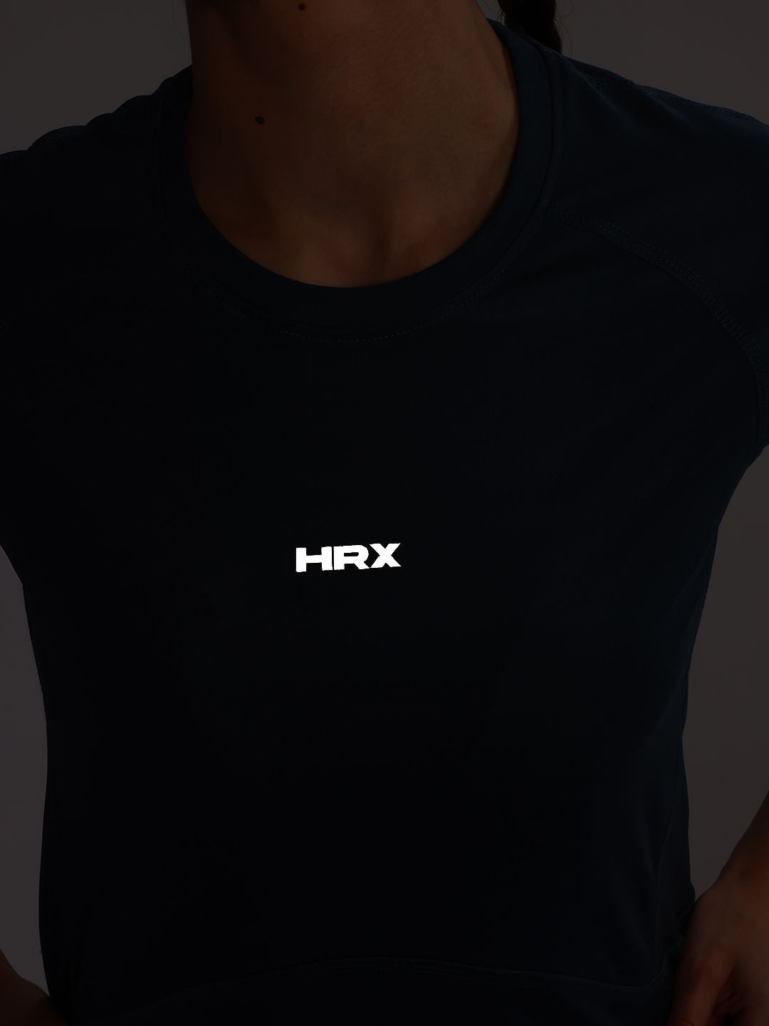 HRX by Hrithik Roshan Raglan Sleeves Training T-shirt