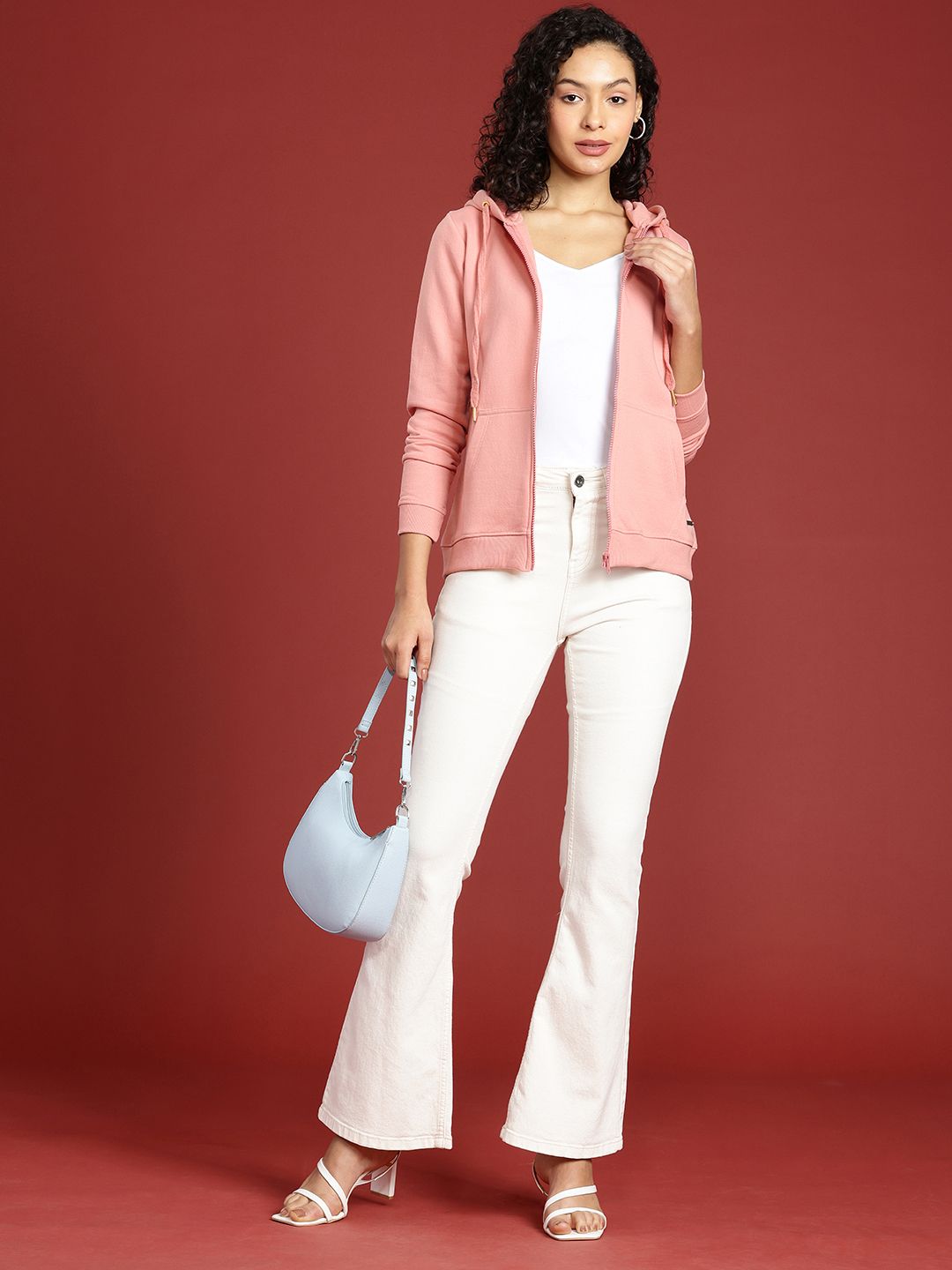 all about you Hooded Long Sleeves Sweatshirt