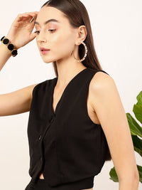 STREET 9 Women Woven Waistcoat