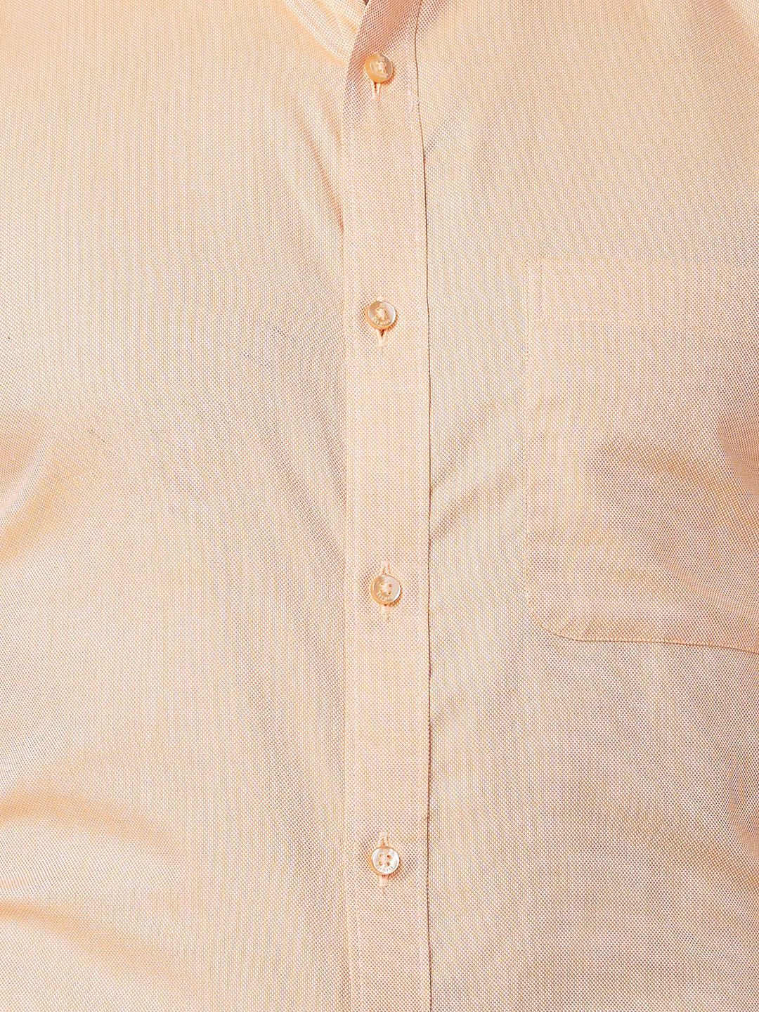 Raymond Self Design Slim Fit Pure Cotton Formal Shirt