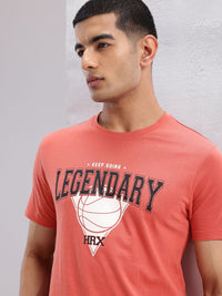 HRX by Hrithik Roshan Typography & Graphic Print Round-Neck Lifestyle T-shirt