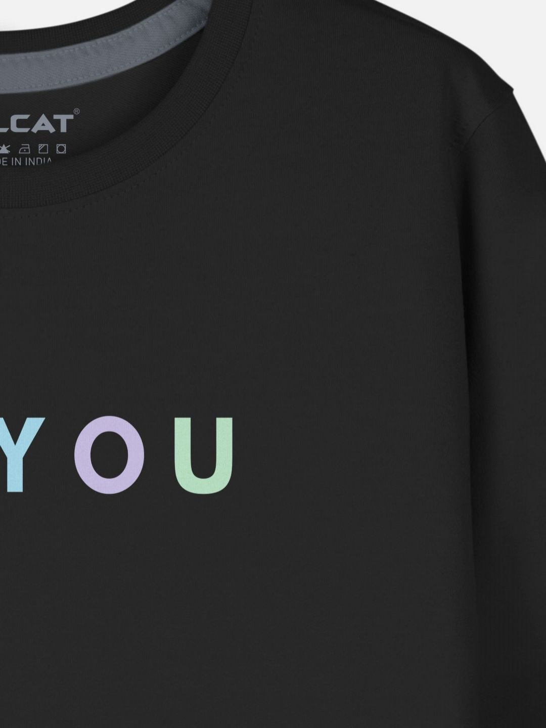 HELLCAT Boys Typography 3 Printed Applique T-shirt