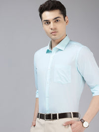 Park Avenue Self-Design Slim Fit Formal Shirt