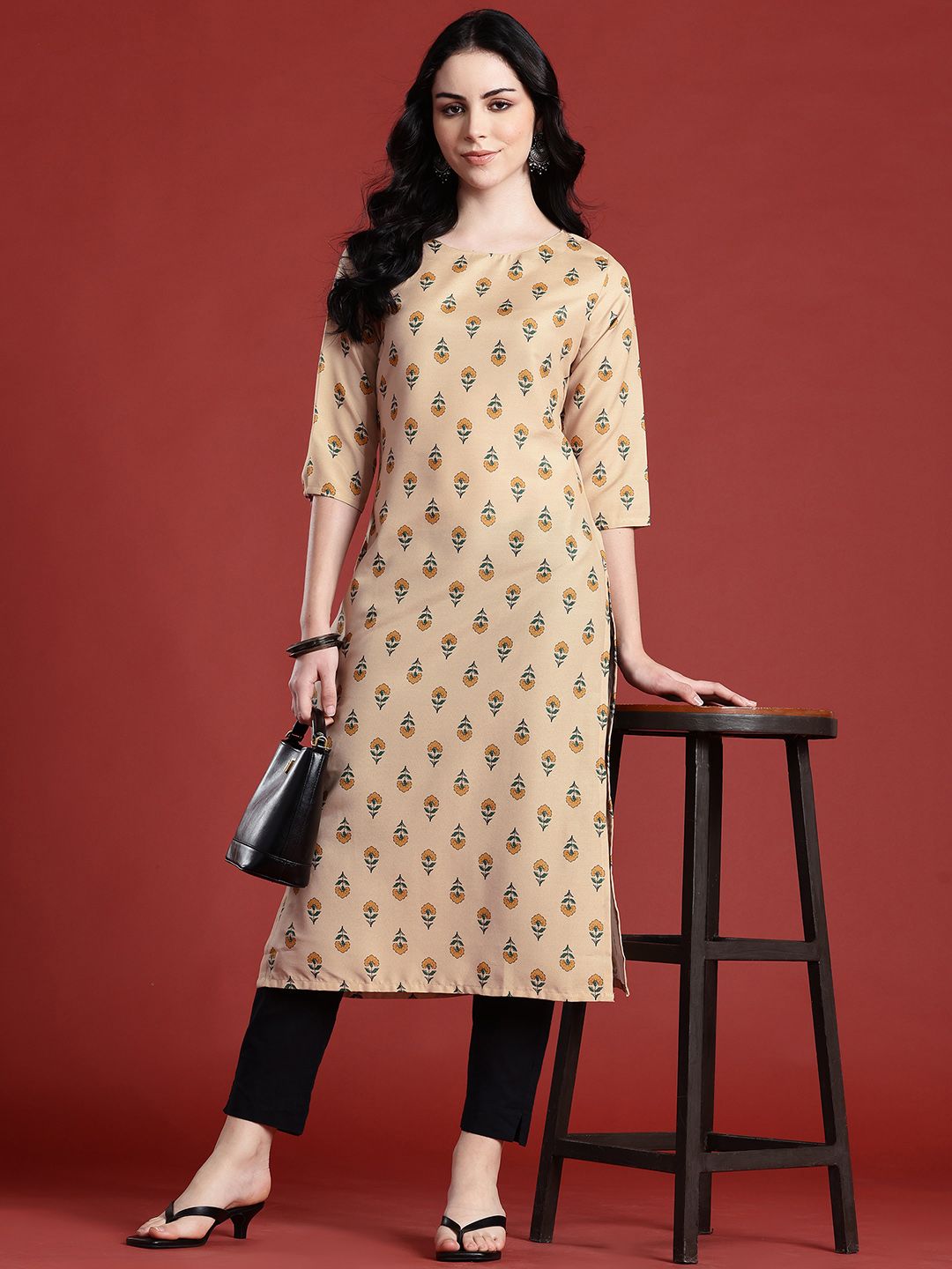Anouk Indie Floral Print Kurta