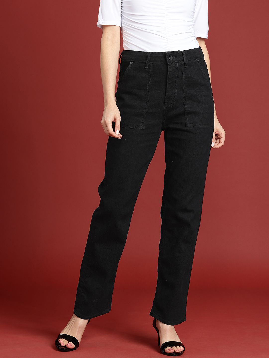 all about you Women Straight Fit Stretchable Jeans