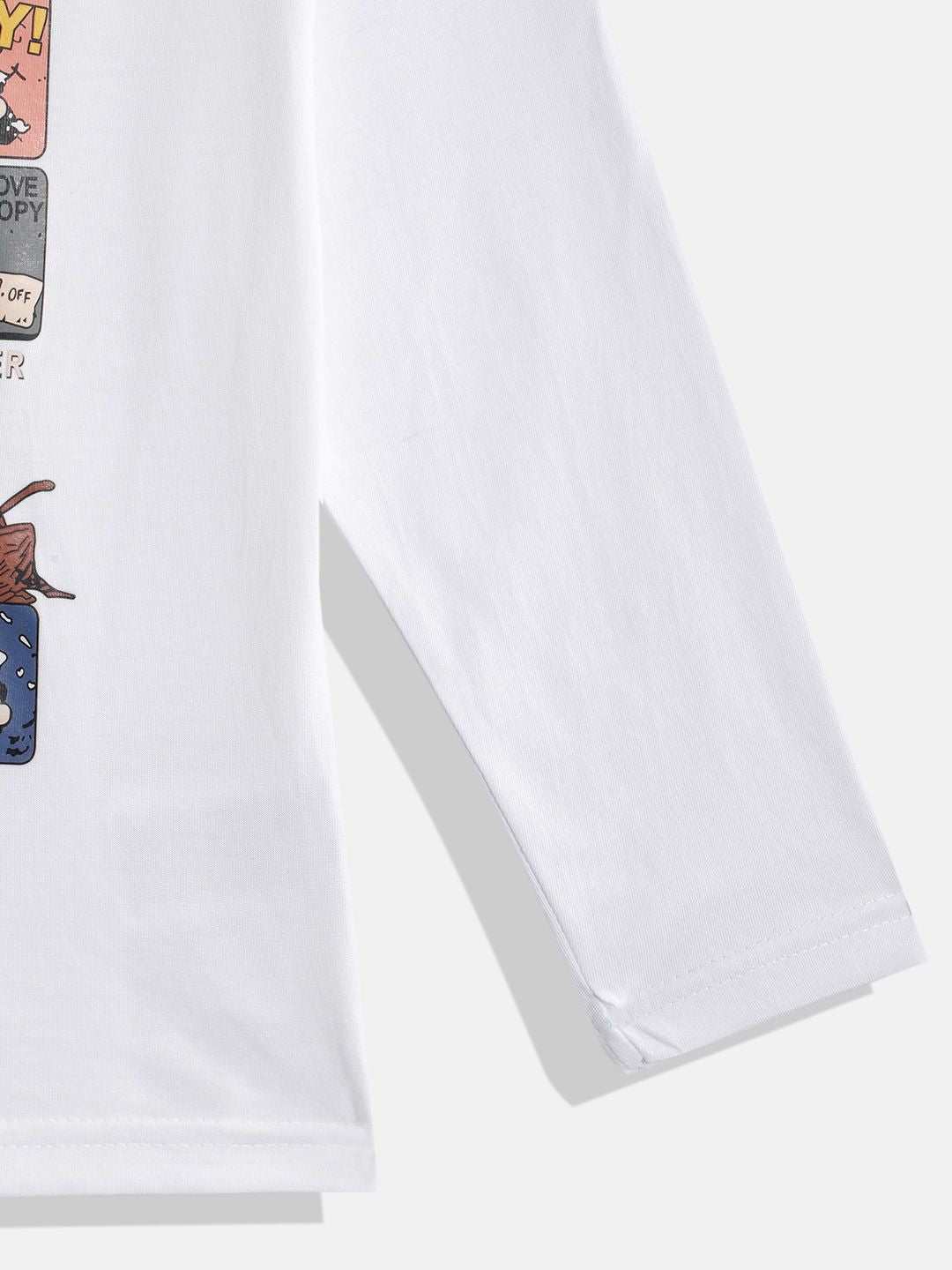 Happy Faces Boys Peanuts Printed Pure Cotton T-shirt