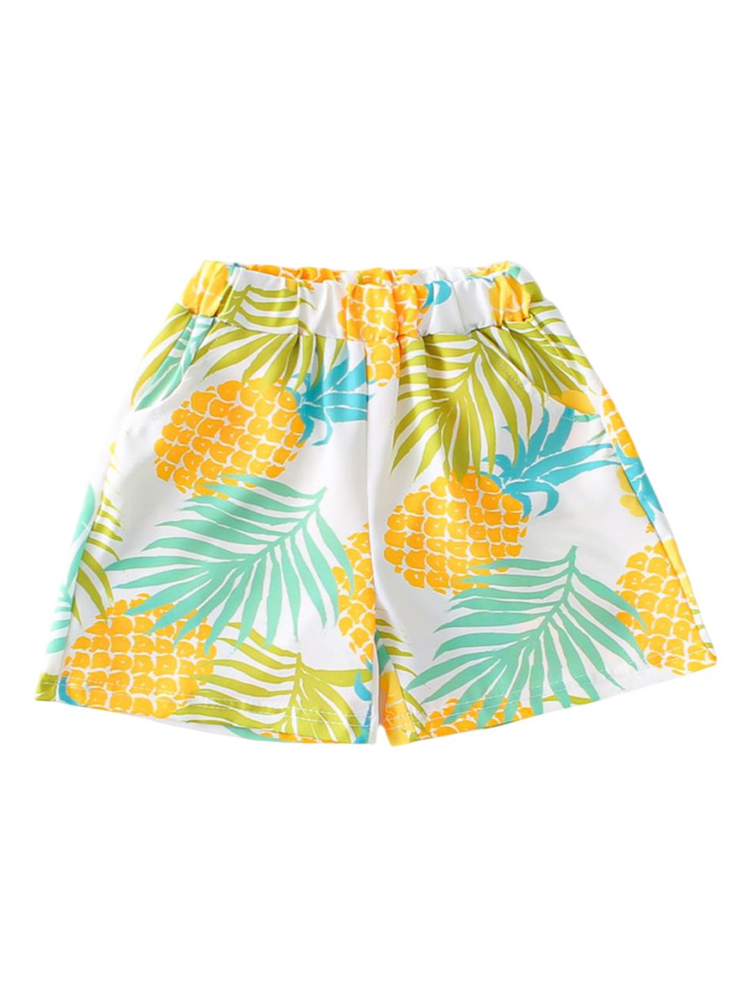 YK Boys Printed Shirt & Shorts Clothing Set
