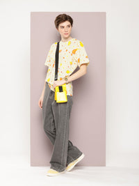 DILLINGER Printed Oversized Pure Cotton T-shirt