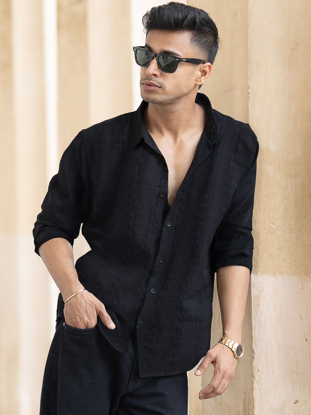 Powerlook Men Opaque Casual Shirt