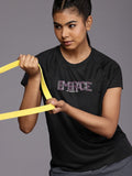 HRX by Hrithik Roshan Typography Printed Rapid-Dry Training T-shirt