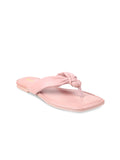 Mochi Women Pink Open Toe Flats