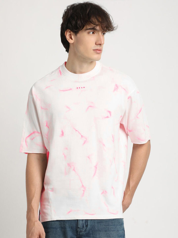 THE BEAR HOUSE Tie & Dye Pure Cotton Oversized T-shirt
