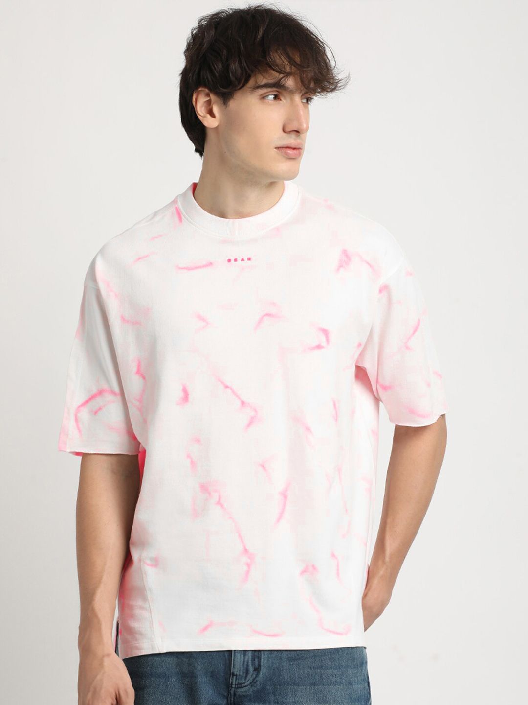 THE BEAR HOUSE Tie & Dye Pure Cotton Oversized T-shirt