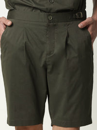 RARE RABBIT Men Osaka Slim Fit Mid-Rise Cotton Shorts