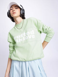 DressBerry Snuggle Dreams Typography Sweatshirt