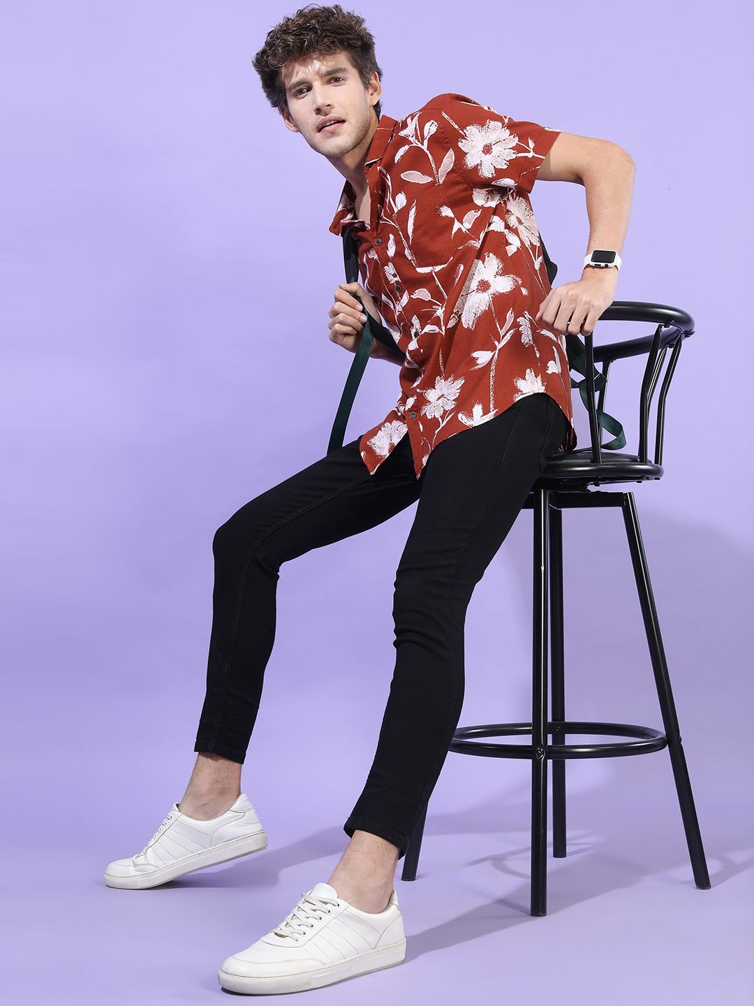 HIGHLANDER Men Black Tapered Fit Jeans