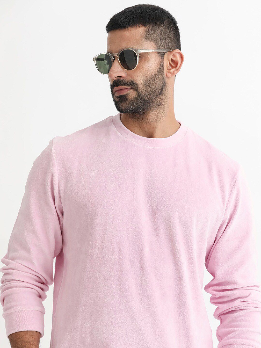 RARE RABBIT Men Dube Round Neck Sweatshirt