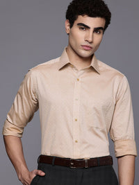 Raymond Slim Fit Textured Pure Cotton Formal Shirt