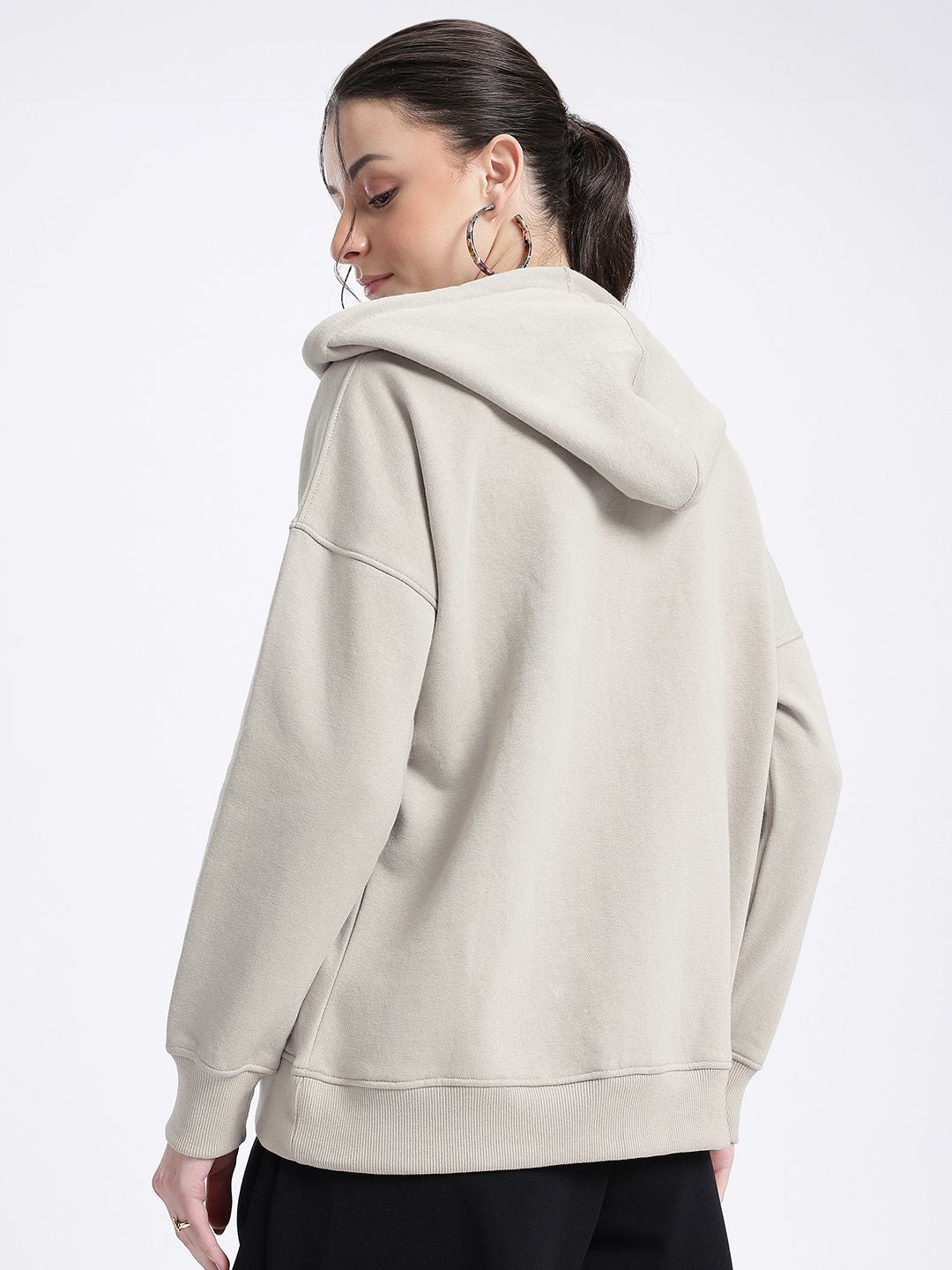 DressBerry Snug Life Relaxed Fit Hooded Sweatshirt