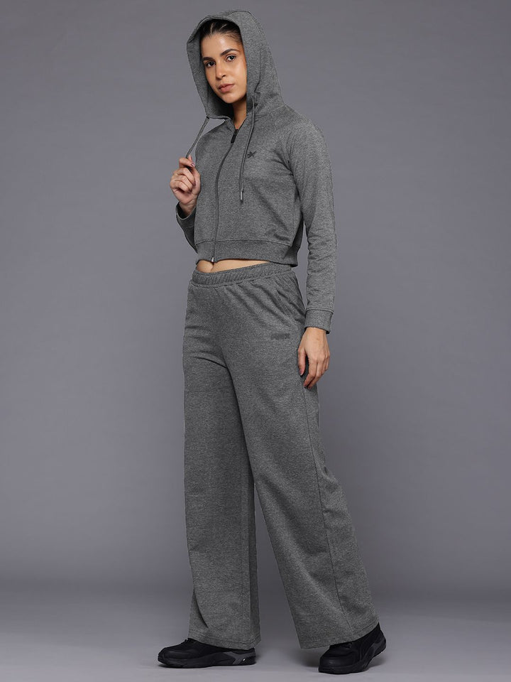 HRX by Hrithik Roshan Melange Effect Lifestyle Tracksuit