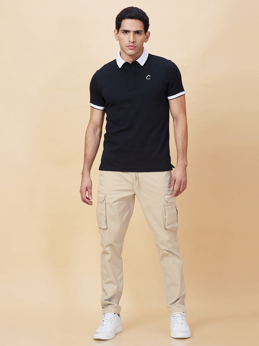 Being Human Men Slim Fit Cargos Trousers