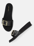Lino Perros Women Open Toe Flats with Buckles