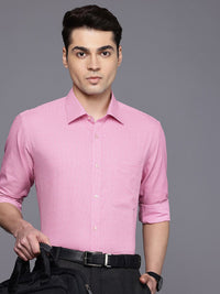 Raymond Pure Cotton Slim Fit Textured Formal Shirt