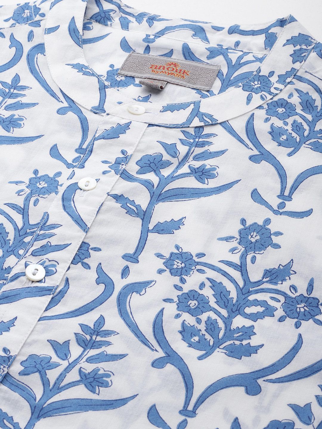 Anouk Men Ethnic Motifs Printed Pure Cotton Kurta