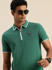 Being Human Pure Cotton Polo Collar Casual T-shirt