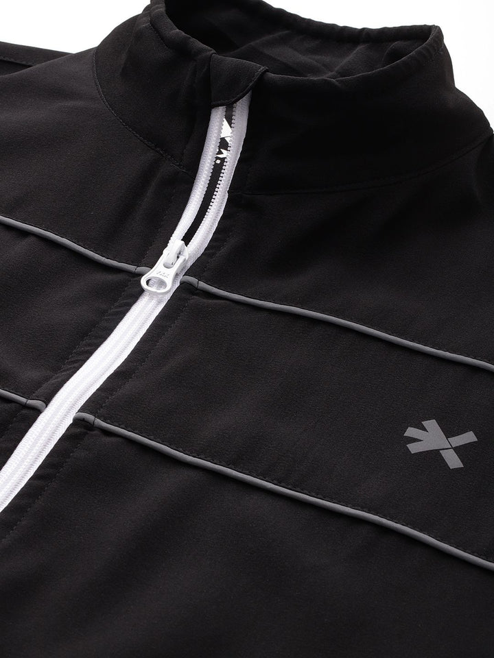 HRX by Hrithik Roshan Rapid Dry Mock Collar Running Tracksuit