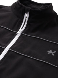 HRX by Hrithik Roshan Rapid Dry Mock Collar Running Tracksuit