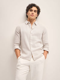 THE BEAR HOUSE Men Slim Fit Opaque Casual Shirt