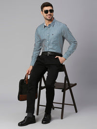 Thomas Scott  Classic Slim Fit Striped Pure Cotton Formal Shirt