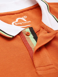 Being Human Polo Collar Pure Cotton T-shirt