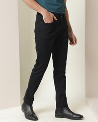 RARE RABBIT Men Poke Mid Rise Cotton Slim Fit Trouser