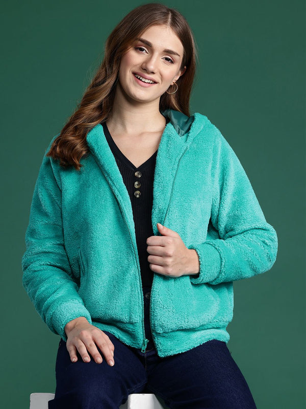 DressBerry Hooded Fleece Jacket