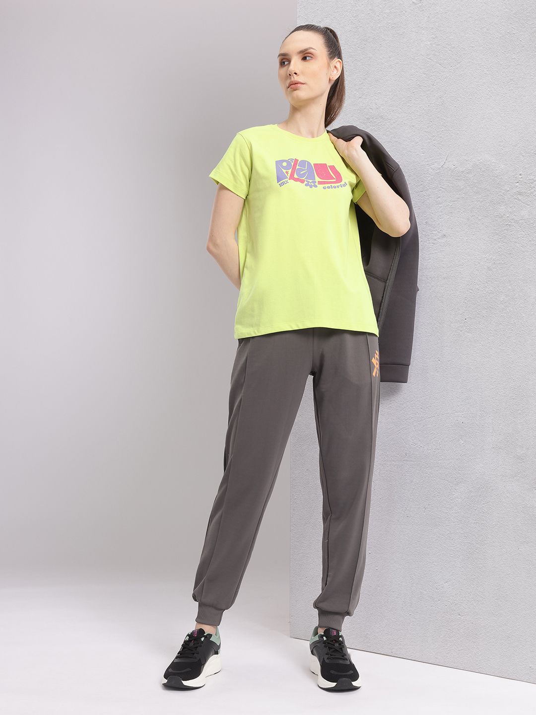 HRX by Hrithik Roshan Women Typography Printed T-shirt