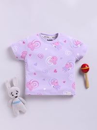 Happy Faces Kids Girls Peppa Pig Printed Pure Cotton T-Shirt