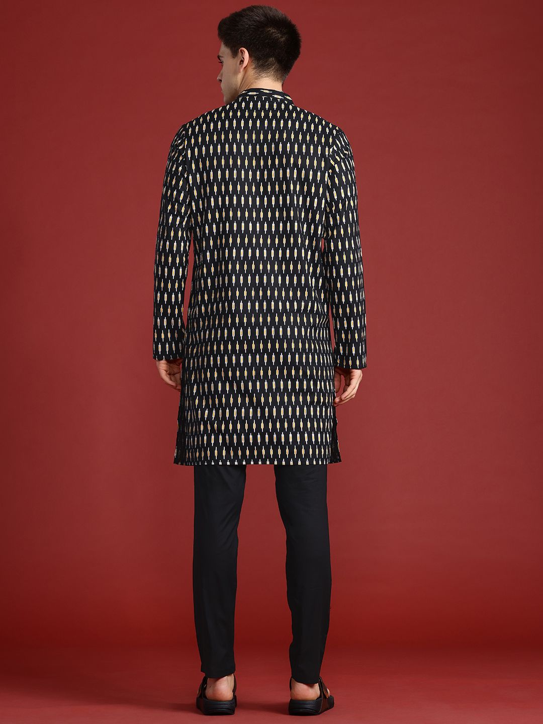 Anouk Printed Pure Cotton Kurta with Trousers