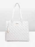 DressBerry Structured Quilted Shoulder Bag