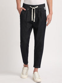 THE BEAR HOUSE Men Relaxed Loose Fit Cotton Denim Trousers