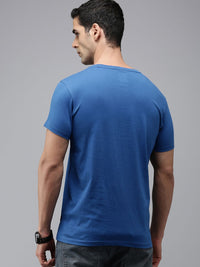 SPYKAR Men Pure Cotton Typography Printed Slim Fit T-shirt