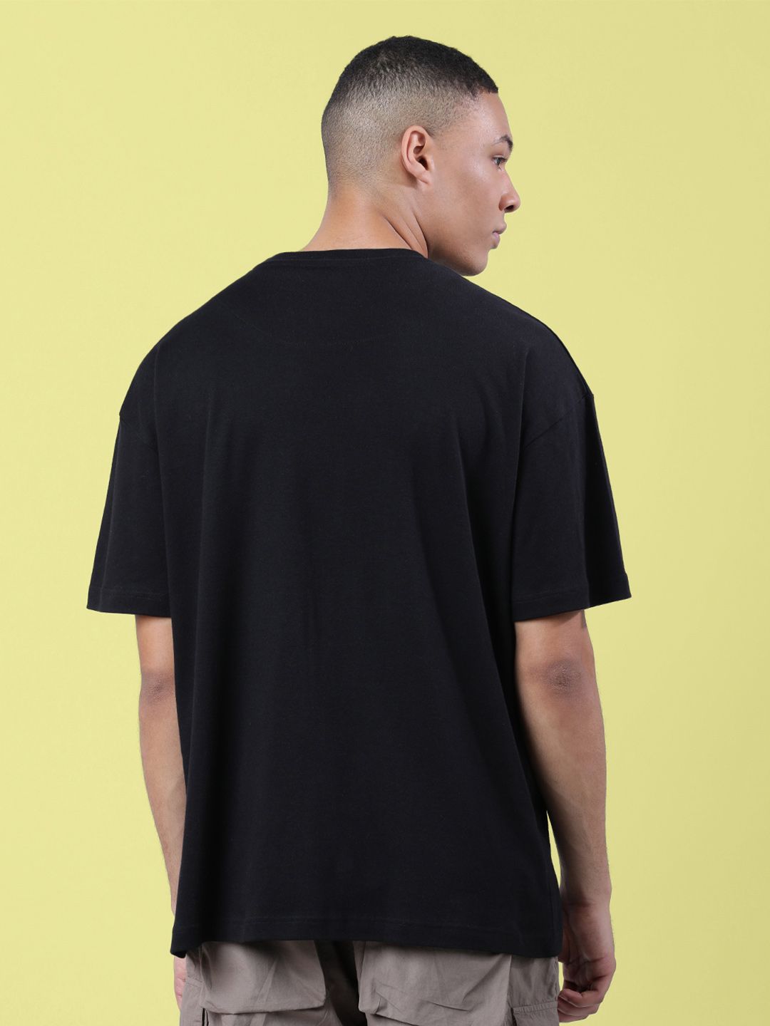 Bene Kleed Men Pure Cotton Graphic Oversized T-Shirt