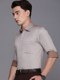 Raymond Textured Slim Fit Pure Cotton Formal Shirt