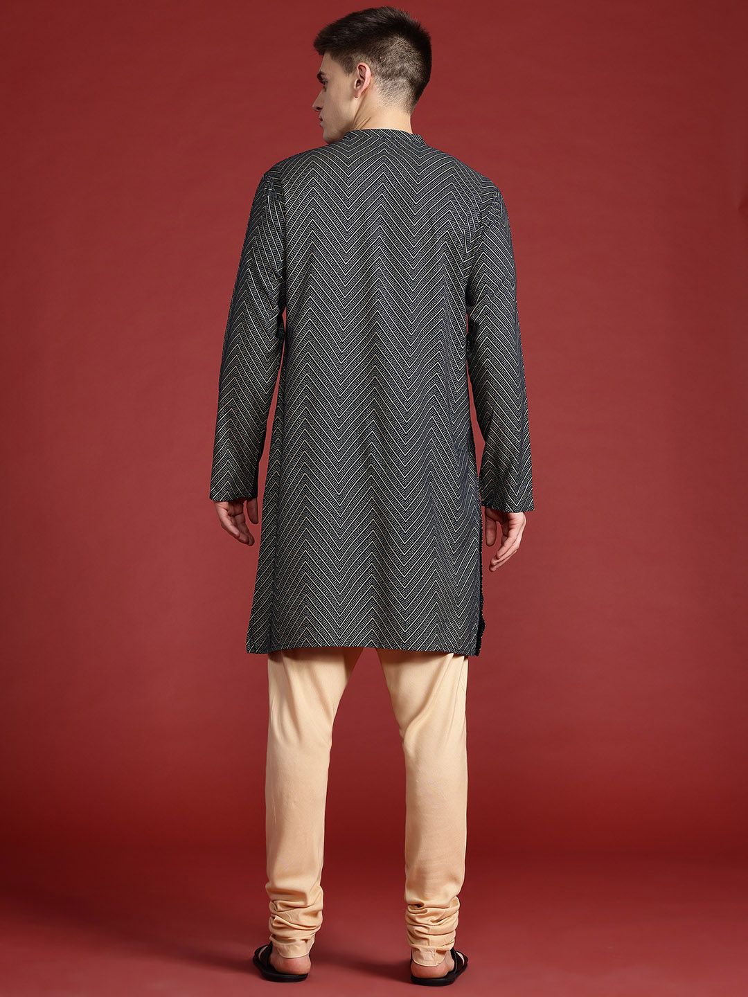 Anouk Printed Regular Kurta with Trousers