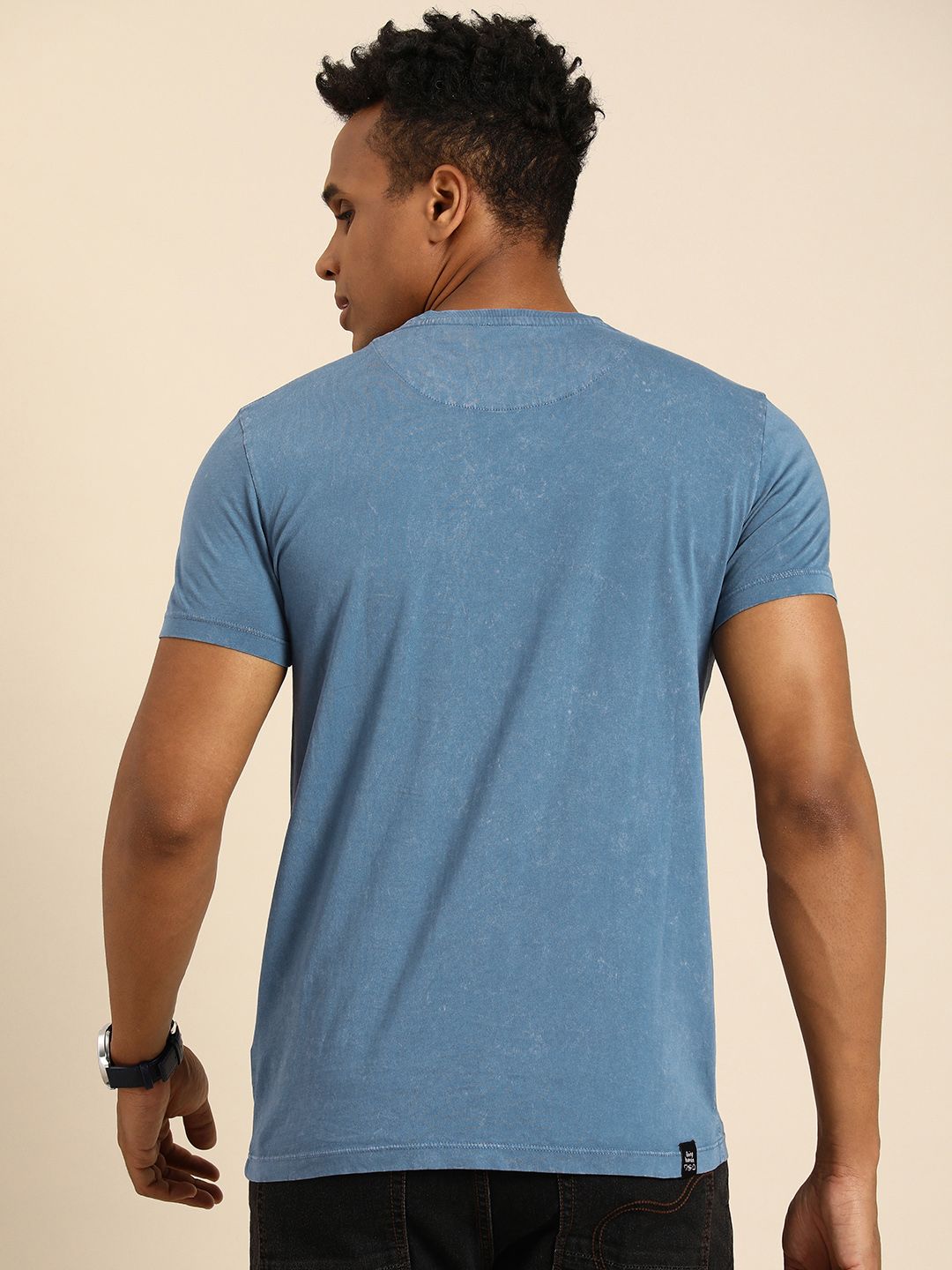 Being Human Graphic Printed Pure Cotton Slim Fit T-shirt