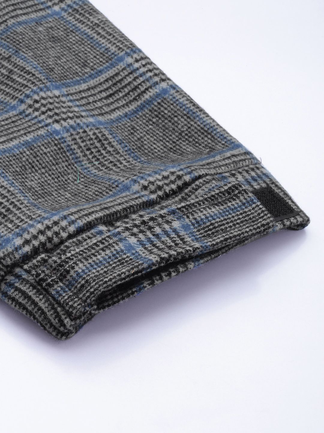 Mr Bowerbird Men Checked Tweed Pleated Cargos Trousers