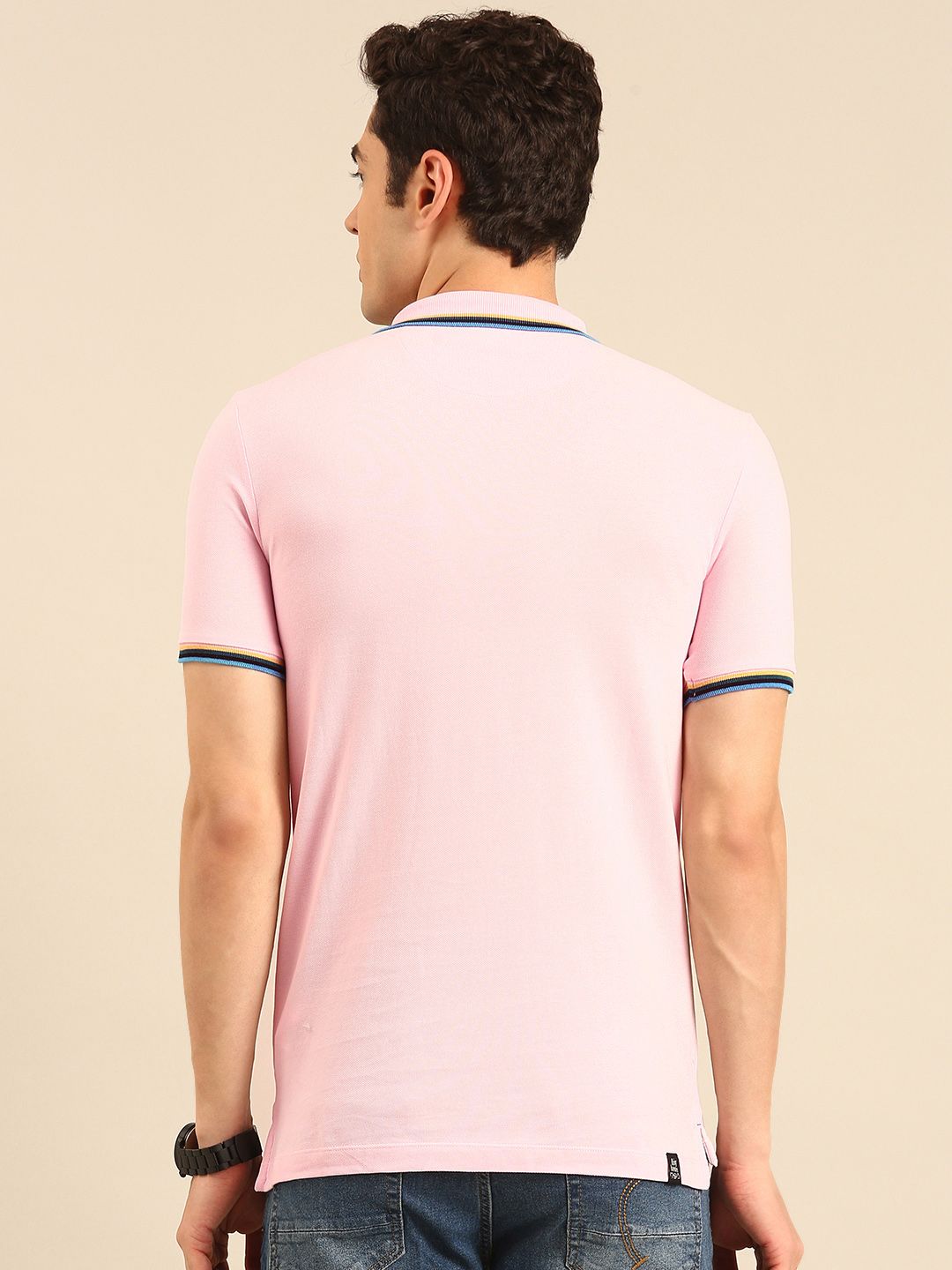 Being Human Polo Collar Pure Cotton T-shirt